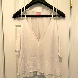 Lily Pulitzer cold shoulder top